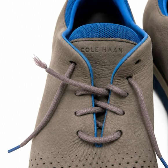 Cole Haan Grand 360 Oxford Shoes Gray Blue Leather Casual Mens 12 main image 6